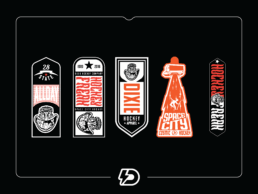 contemporary illustration logo design clothing brand hang-tags seabrook texas houston