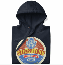 Dixie Hockey Company logo, representing the original Southern hockey sticky icky brand