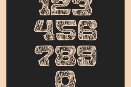 Custom original font design for unique branding and visual identity