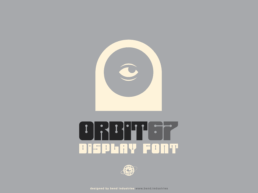 Orbit67 Cosmic Display Font – Futuristic Type with Retro Space Vibes