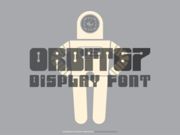 Orbit67 Cosmic Display Font – Futuristic Type with Retro Space Vibes
