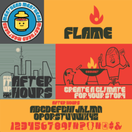 After Hours – A Bold Angular Techno Display Font