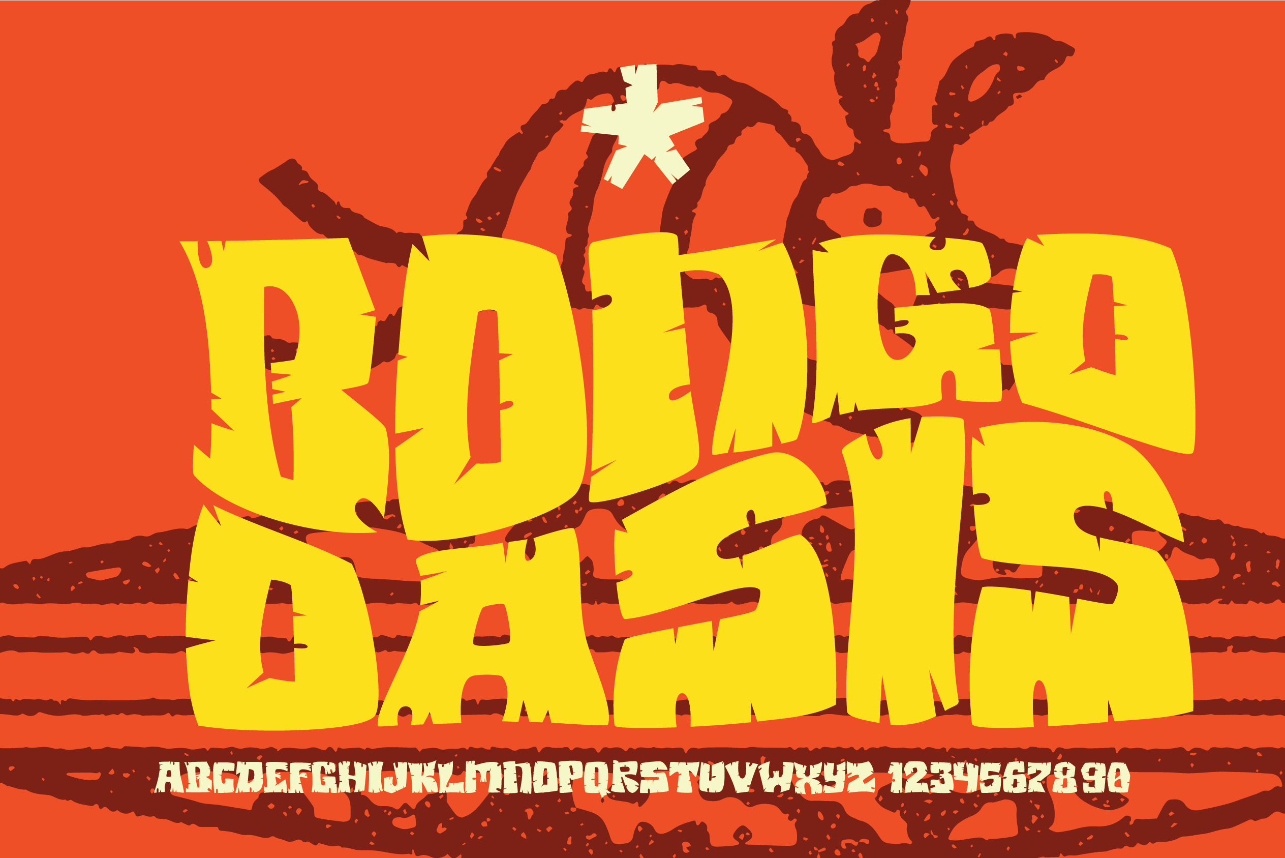 Bend Industries Display Font Collection – Krooked, Bongo Oasis, Bush Bash, Lucky Puck-09 - Bend Industries - Multifaceted Creative Branding Studio