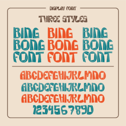 Bing Bong Display Font – Bend Industries