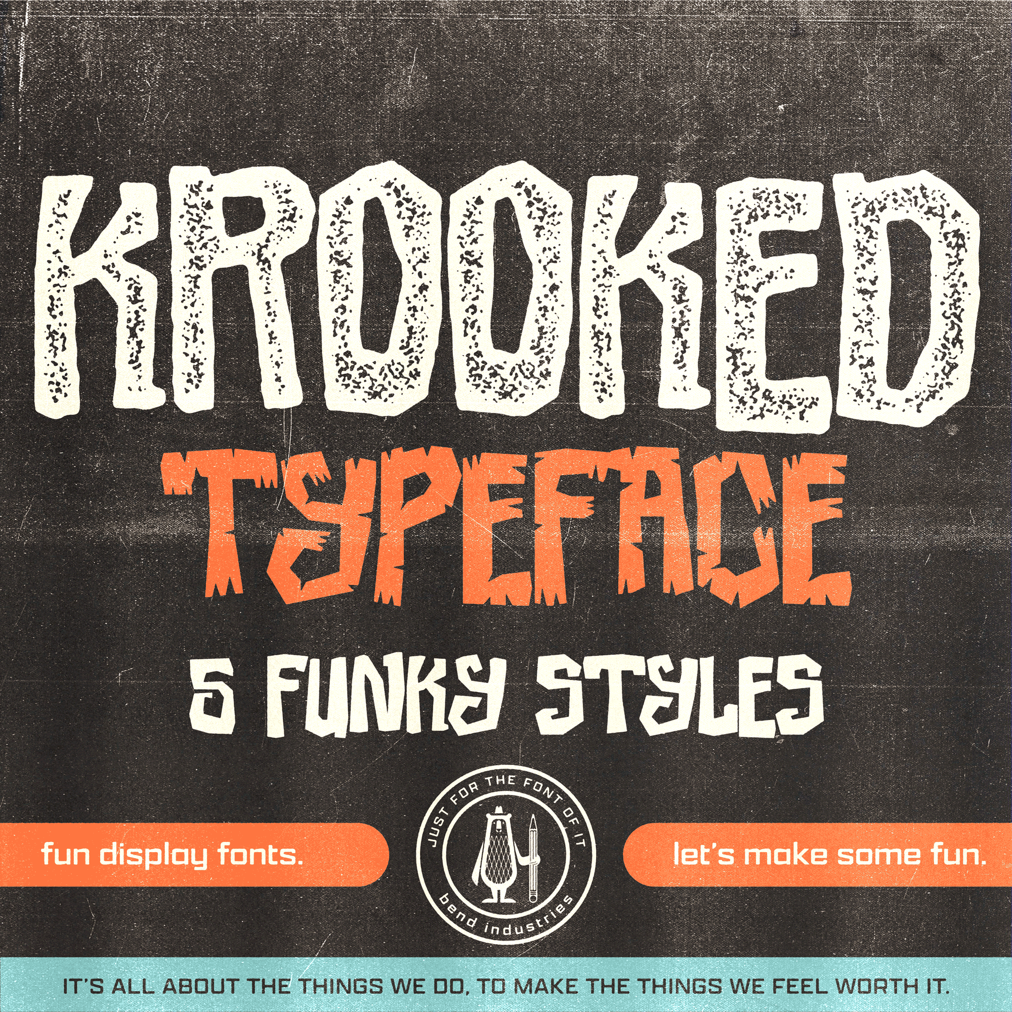 Krooked Display Font – Bend Industries